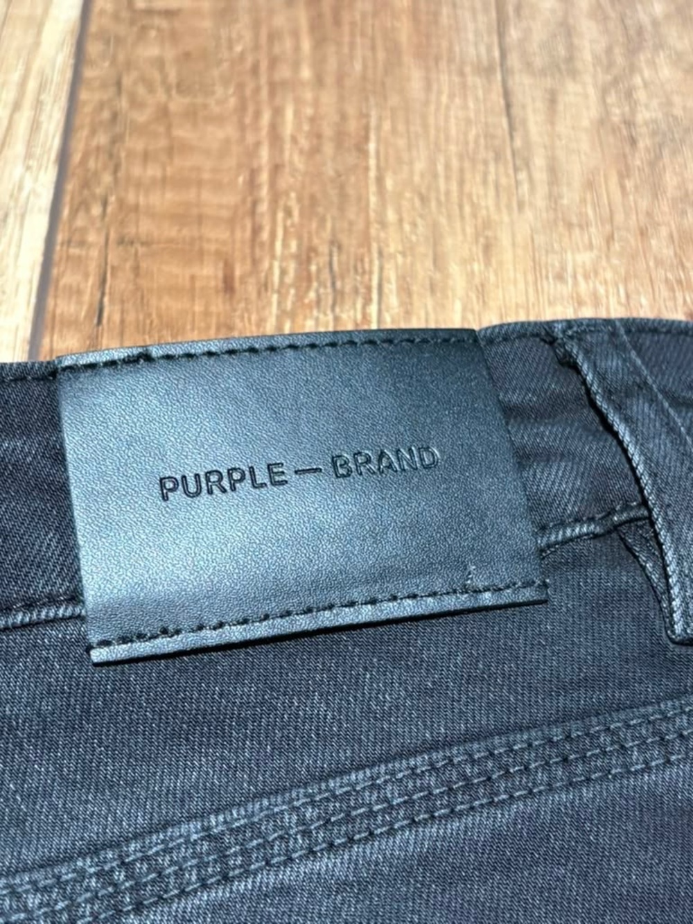 Purple Brand Black VVS Rhinestone with Crosses Jean Shorts Mens Brand New - Picture 14 of 16